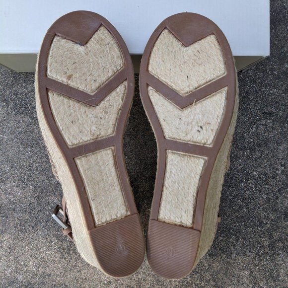 NWT Marc Fisher Annie Espradille Wedges Pink 8.5 - Picture 4 of 5